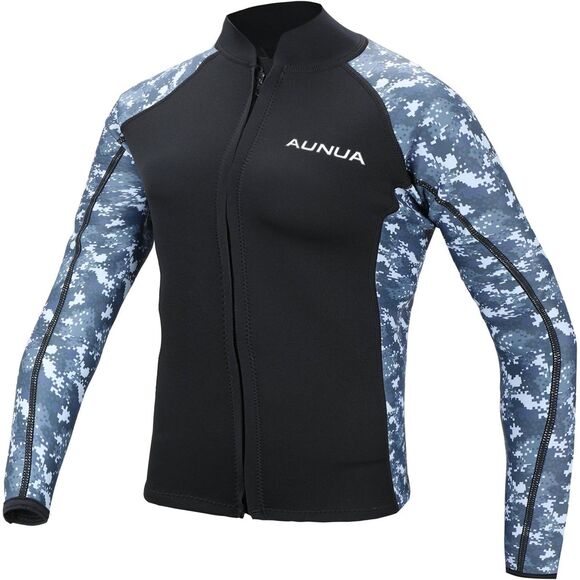 NWT AUNUA Digital Camo Neoprene Wetsuit Jacket -  M/L - Picture 1 of 6